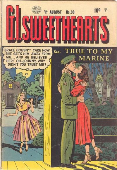 Cover for G.I. Sweethearts (Quality Comics, 1953 series) #33