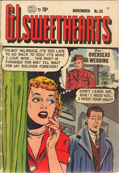 Cover for G.I. Sweethearts (Quality Comics, 1953 series) #35
