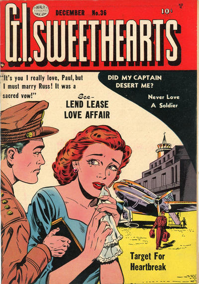 Cover for G.I. Sweethearts (Quality Comics, 1953 series) #36