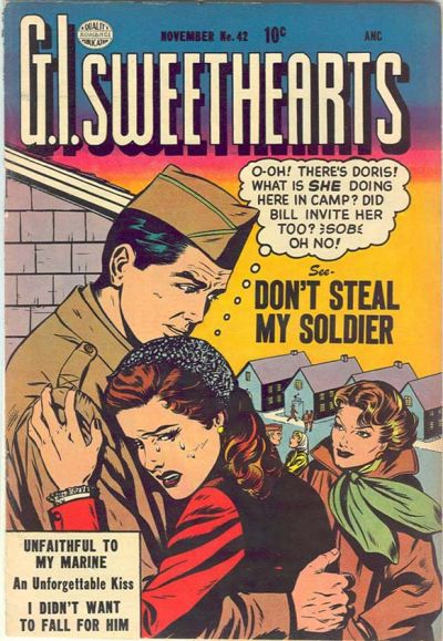 Cover for G.I. Sweethearts (Quality Comics, 1953 series) #42