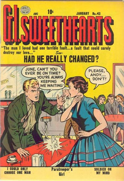 Cover for G.I. Sweethearts (Quality Comics, 1953 series) #43