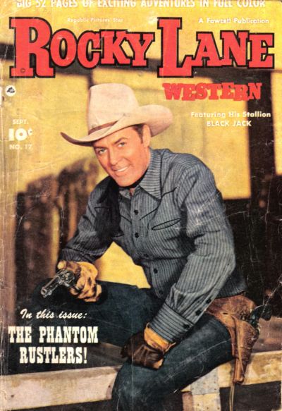 Cover for Rocky Lane Western (Fawcett, 1949 series) #17