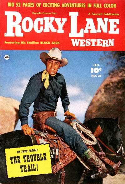 Cover for Rocky Lane Western (Fawcett, 1949 series) #21