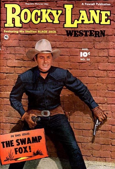 Cover for Rocky Lane Western (Fawcett, 1949 series) #28