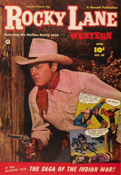 Cover for Rocky Lane Western (Fawcett, 1949 series) #38