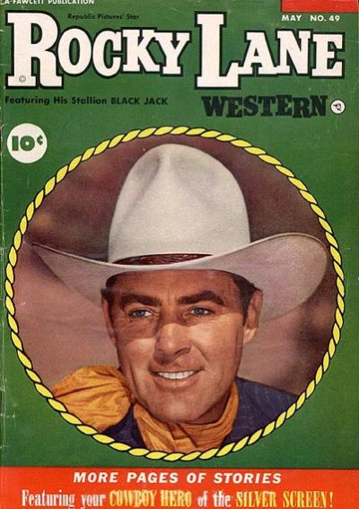 Cover for Rocky Lane Western (Fawcett, 1949 series) #49