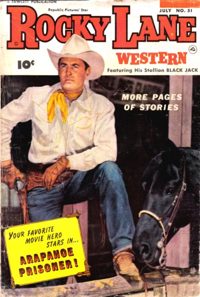 Cover for Rocky Lane Western (Fawcett, 1949 series) #51