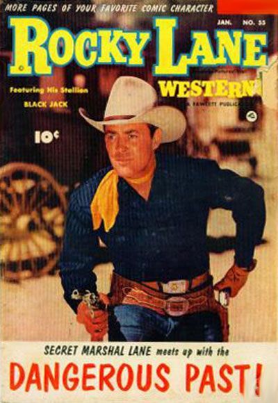 Cover for Rocky Lane Western (Fawcett, 1949 series) #55