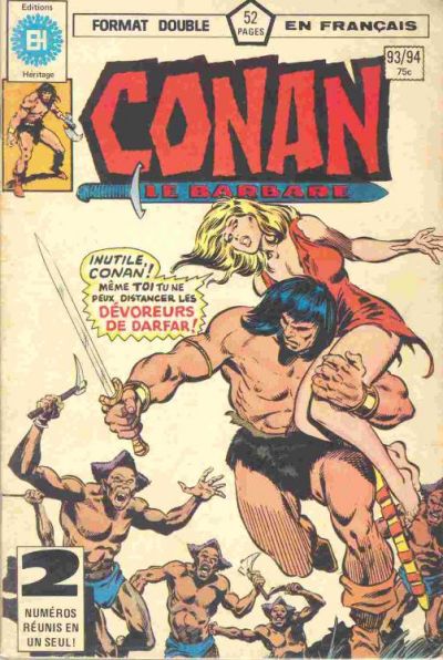 Cover for Conan le Barbare (Editions Héritage, 1972 series) #93/94