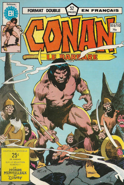 Cover for Conan le Barbare (Editions Héritage, 1972 series) #109/110