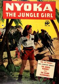 Cover Thumbnail for Nyoka the Jungle Girl (Fawcett, 1945 series) #42