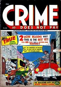 Cover for Crime Does Not Pay (Lev Gleason, 1942 series) #44