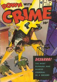Cover Thumbnail for Down with Crime (Fawcett, 1952 series) #1