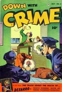 Cover Thumbnail for Down with Crime (Fawcett, 1952 series) #4