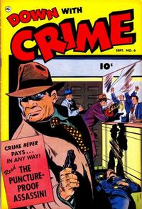 Cover Thumbnail for Down with Crime (Fawcett, 1952 series) #6
