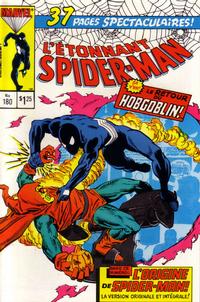 Cover Thumbnail for L'Étonnant Spider-Man (Editions Héritage, 1969 series) #180
