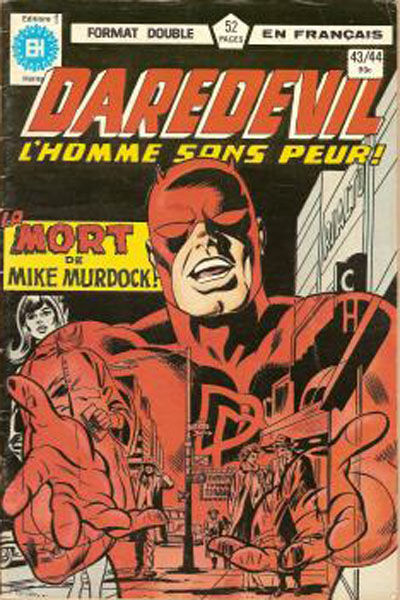 Cover for Daredevil l'homme sans peur (Editions Héritage, 1979 series) #43/44