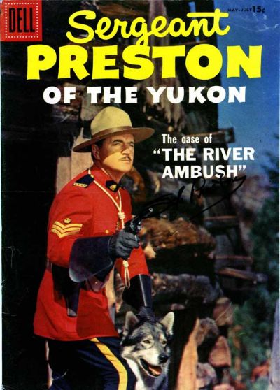 Cover for Sergeant Preston of the Yukon (Dell, 1952 series) #23 [15¢]