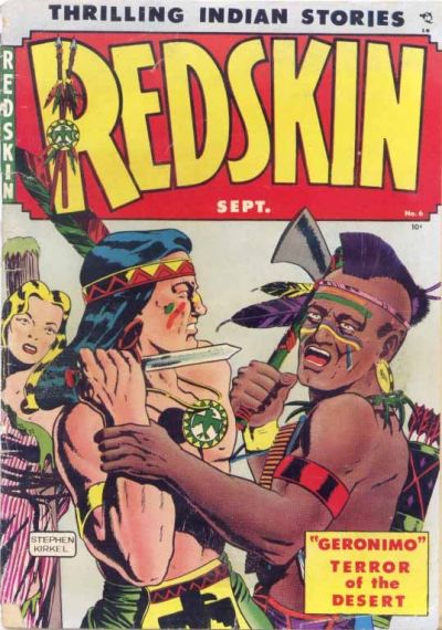 Cover for Redskin (Youthful, 1950 series) #6