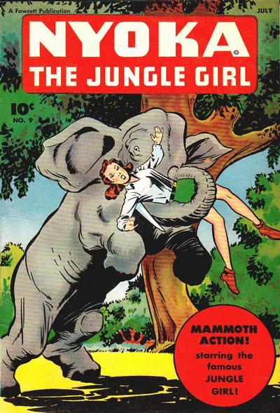 Cover for Nyoka the Jungle Girl (Fawcett, 1945 series) #9