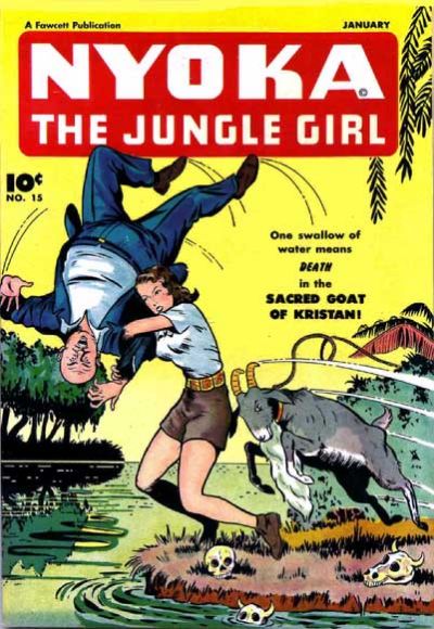 Cover for Nyoka the Jungle Girl (Fawcett, 1945 series) #15