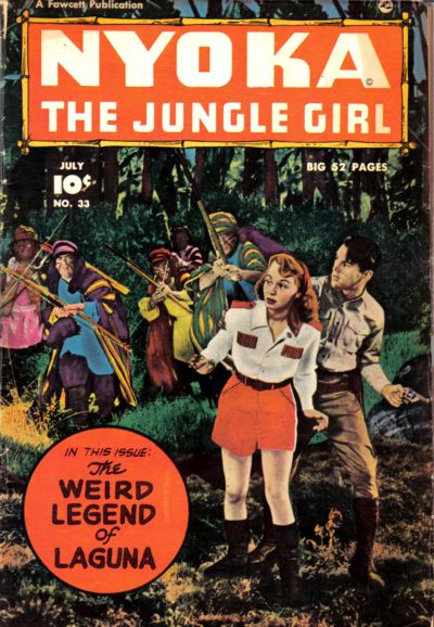 Cover for Nyoka the Jungle Girl (Fawcett, 1945 series) #33