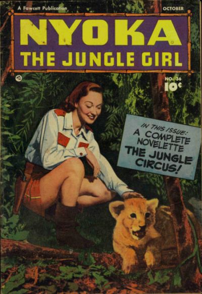 Cover for Nyoka the Jungle Girl (Fawcett, 1945 series) #36