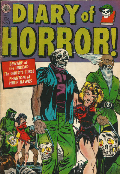 Cover for Diary of Horror (Avon, 1952 series) #1