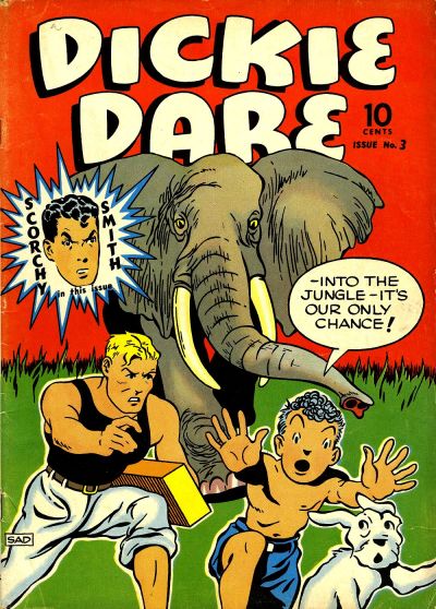 Cover for Dickie Dare (Eastern Color, 1941 series) #3