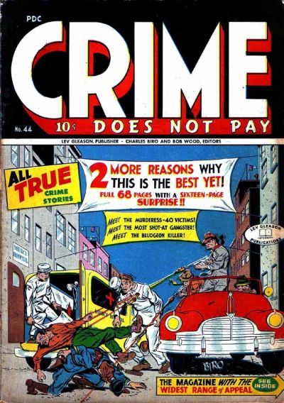 Cover for Crime Does Not Pay (Lev Gleason, 1942 series) #44