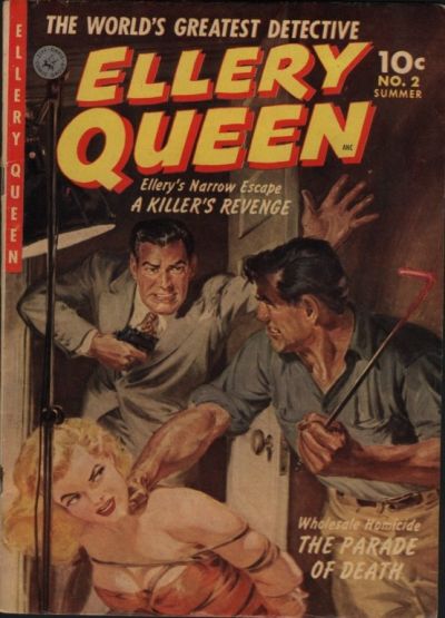 Cover for Ellery Queen (Ziff-Davis, 1952 series) #2