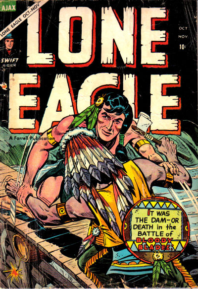 Cover for Lone Eagle (Farrell, 1954 series) #4