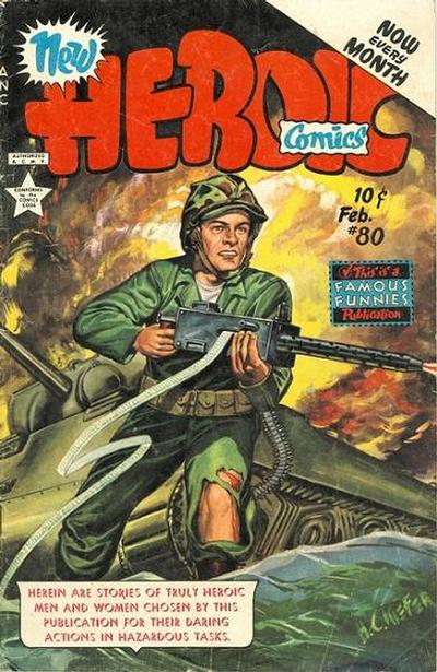 Cover for New Heroic Comics (Eastern Color, 1946 series) #80