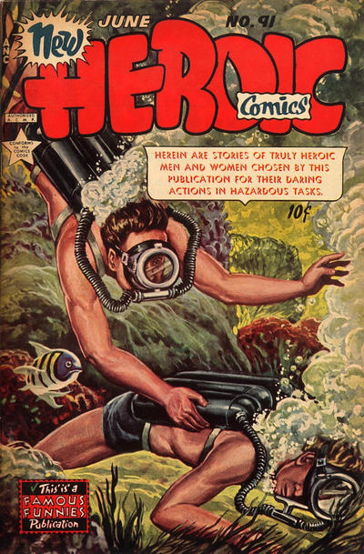 Cover for New Heroic Comics (Eastern Color, 1946 series) #91