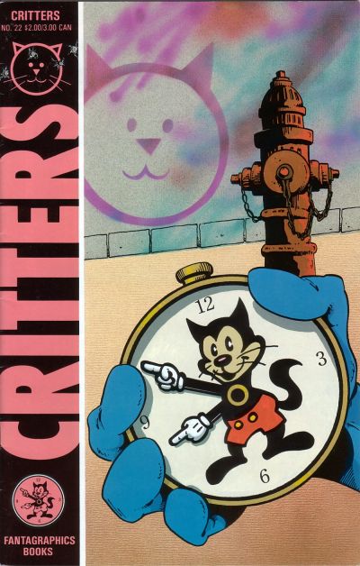 Cover for Critters (Fantagraphics, 1986 series) #22 ["Watchmen"]