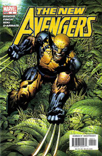Cover for New Avengers (Marvel, 2005 series) #5 [Direct Edition]