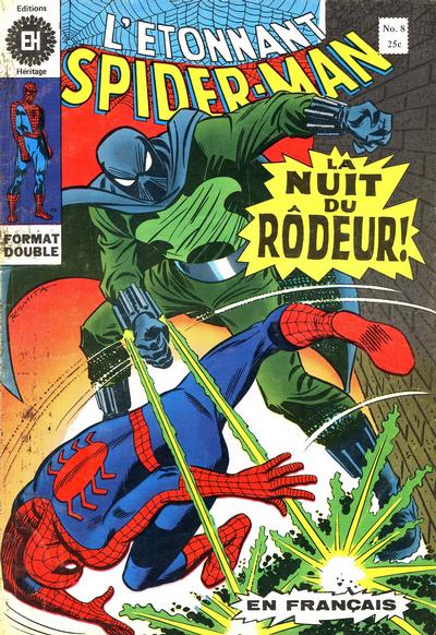 Cover for L'Étonnant Spider-Man (Editions Héritage, 1969 series) #8