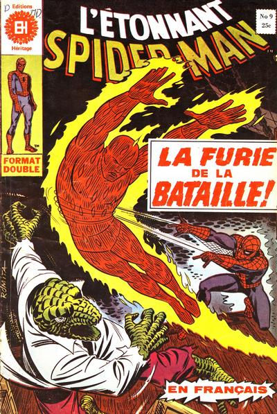 Cover for L'Étonnant Spider-Man (Editions Héritage, 1969 series) #9