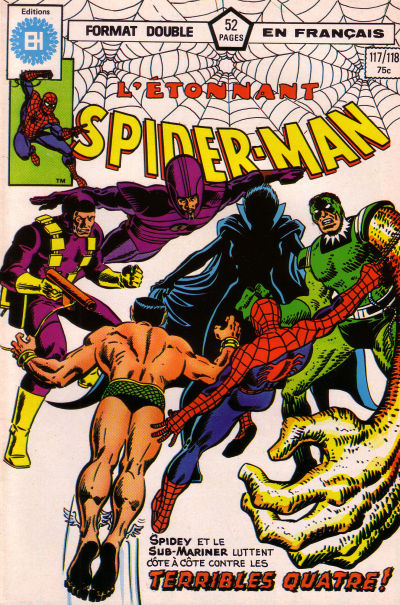 Cover for L'Étonnant Spider-Man (Editions Héritage, 1969 series) #117/118
