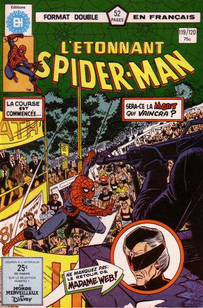 Cover for L'Étonnant Spider-Man (Editions Héritage, 1969 series) #119/120