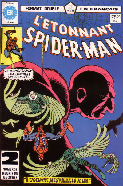 Cover for L'Étonnant Spider-Man (Editions Héritage, 1969 series) #127/128