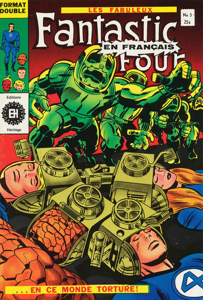 Cover for Fantastic Four (Editions Héritage, 1968 series) #5
