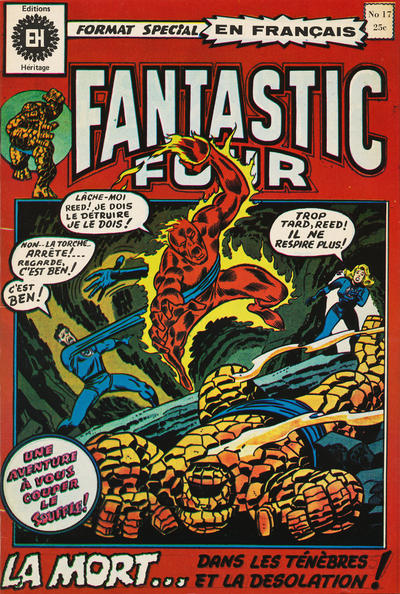 Cover for Fantastic Four (Editions Héritage, 1968 series) #17