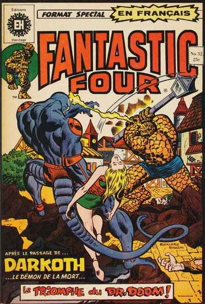 Cover for Fantastic Four (Editions Héritage, 1968 series) #32