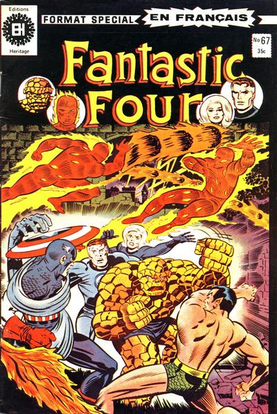 Cover for Fantastic Four (Editions Héritage, 1968 series) #67