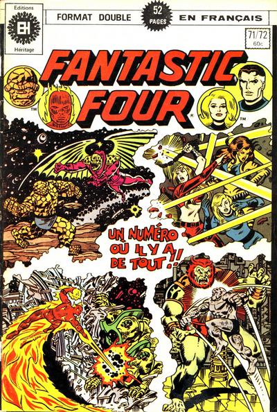 Cover for Fantastic Four (Editions Héritage, 1968 series) #71/72