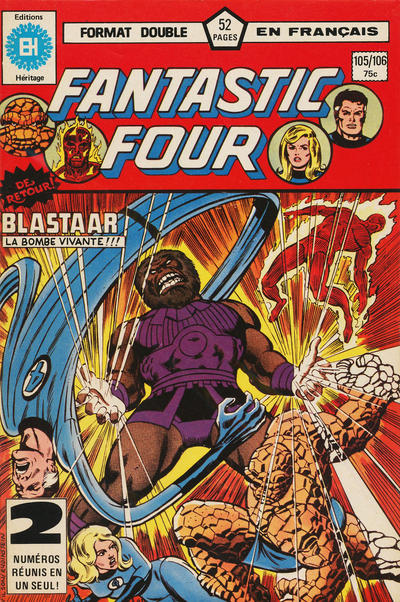 Cover for Fantastic Four (Editions Héritage, 1968 series) #105/106