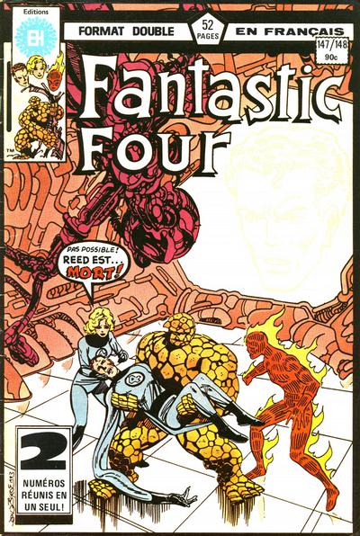 Cover for Fantastic Four (Editions Héritage, 1968 series) #147/148
