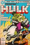 Cover for L'Incroyable Hulk (Editions Héritage, 1968 series) #100/101