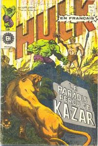 Cover Thumbnail for L'Incroyable Hulk (Editions Héritage, 1968 series) #3